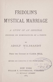Cover of: Fridolin's mystical marriage