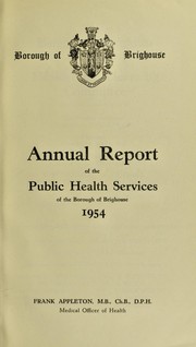 Cover of: [Report 1954]