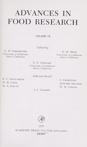 Cover of: Advances in food research by C. O. Chichester, E. M. Mrak, George F. Stewart