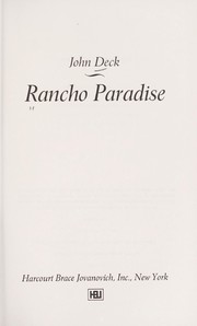 Cover of: Rancho Paradise | John N. Deck
