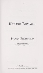 Cover of: Killing Rommel by Steven Pressfield