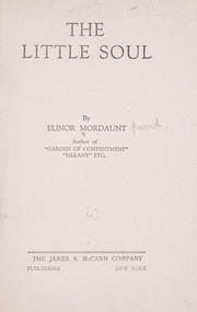 Cover of: The little soul