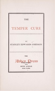 Cover of: The temper cure | Stanley Edwards Johnson
