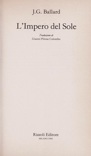 Cover of: L'impero del sole by J. G. Ballard