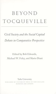 Cover of: Beyond Tocqueville | 