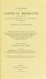 Cover of: A system of clinical medicine, dealing with the diagnosis, prognosis, and treatment of disease