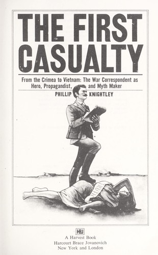 The First Casualty Edition Open Library