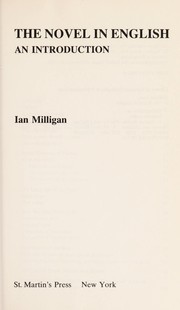 The novel in English by Milligan, Ian.