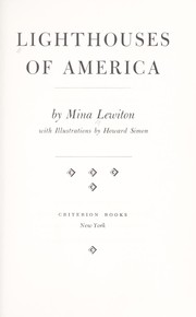 Cover of: Lighthouses of America | Mina Lewiton