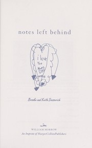 Cover of: Notes left behind