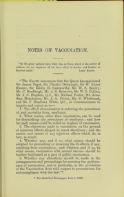 Cover of: Notes on vaccination : essay LV