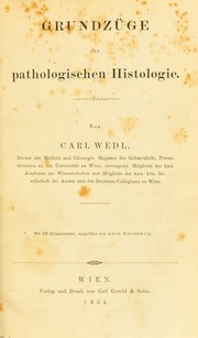 Cover of: Grundz©ơge der pathologischen Histologie