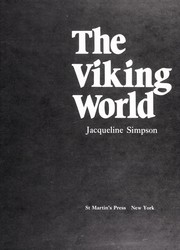 Cover of: The Viking world by Jacqueline Simpson