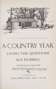 Cover of: A country year: living the questions