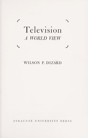 Cover of: Television: a world view