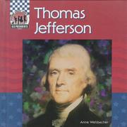 Cover of: Thomas Jefferson by Anne Welsbacher