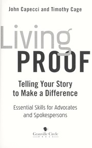 Cover of: Living proof | John Capecci