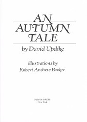Cover of: An autumn tale by David Updike