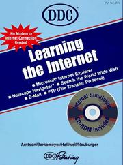 Cover of: Learning the Internet by Arntson/Berkemeyer/Halliwell/Neuburger.