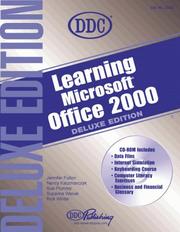 Cover of: Learning Microsoft Office 2000  by Jennifer Fulton, Nancy Kaczmarczyk, Sue Plumley, Suzanne Weixel, Rick Winter