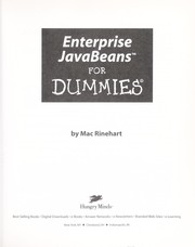 Cover of: Enterprise JavaBeans for dummies by Mac Rinehart