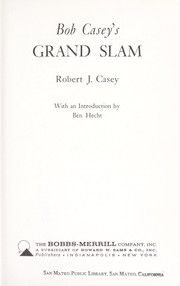 Cover of: Bob Casey's grand slam by 