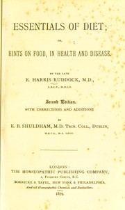 Cover of: Essentials of diet, or, Hints on food, in health and disease