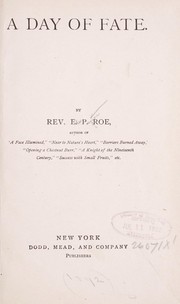 Cover of: A day of fate