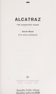 Cover of: Alcatraz: the gangster years