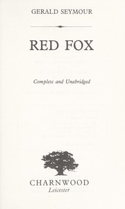 Cover of: Red fox by Gerald Seymour