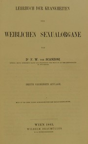 Cover of: Lehrbuch der Krankheiten der weiblichen Sexualorgane