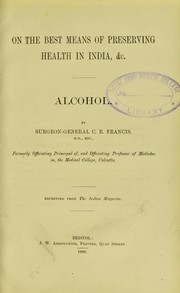 Cover of: Alcohol