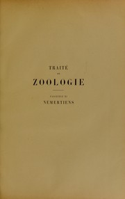 Cover of: Trait©♭ de zoologie