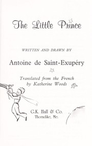 Cover of: The little prince by Antoine de Saint-Exupéry