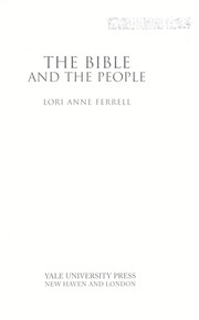 Cover of: The Bible and the people by Lori Anne Ferrell