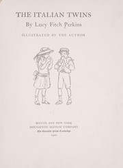 Cover of: The Italian Twins by Lucy Fitch Perkins