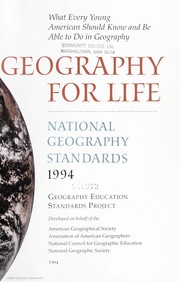 Cover of: Geography for life: National geography standards 1994