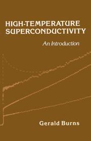 Cover of: High-Temperature Superconductivity: An Introduction