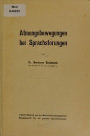 Cover of: Atmungsbewegungen bei Sprachst©œrungen