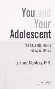 Cover of: You and your adolescent by Laurence D. Steinberg