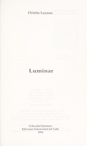 Cover of: Luminar