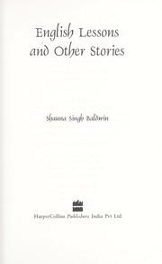 Cover of: English Lessons and other stories