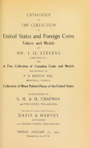 Catalogue of the very fine collection of United States coins of Charles S. Wilcox ... by Chapman, S.H. & H.