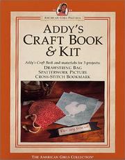 Cover of: Addy's Craft Book & Kit (American Girls Pastimes) by Pleasant Company