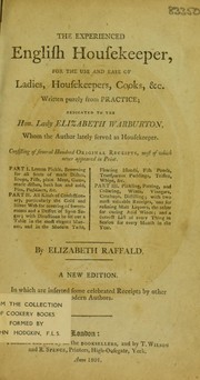 Cover of: The experienced English housekeeper by Elizabeth Raffald