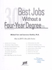 Cover of: 300 best jobs without a four-year degree by Michael Farr