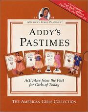 Cover of: Addy's Pastimes by Connie Rose Porter