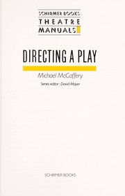 Cover of: Directing a play