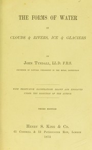 Cover of: The forms of water in clouds & rivers, ice & glaciers