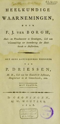 Heelkundige waarnemingen